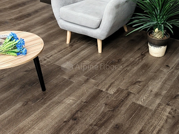 Кварцвиниловая плитка Alpine Floor Натуральное дерево (Real Wood) Дуб Vermont Синхронное тиснение ЕСО 2-3
